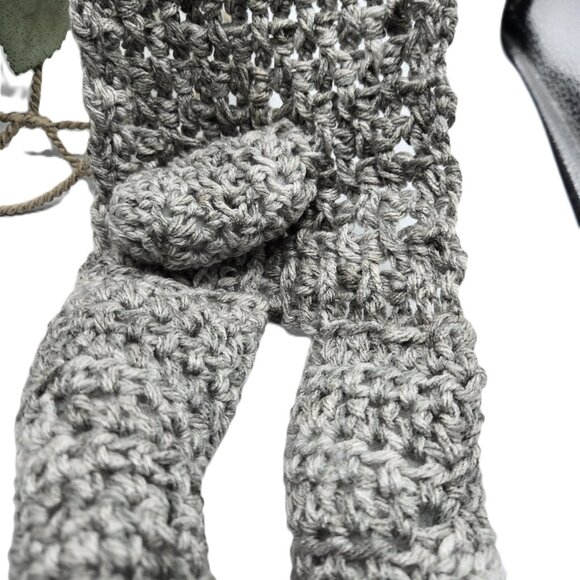 Terrier Schnauzer Breed Puppy Dog Gray Neck Scarf Crochet Handmade byBren - Picture 5 of 7
